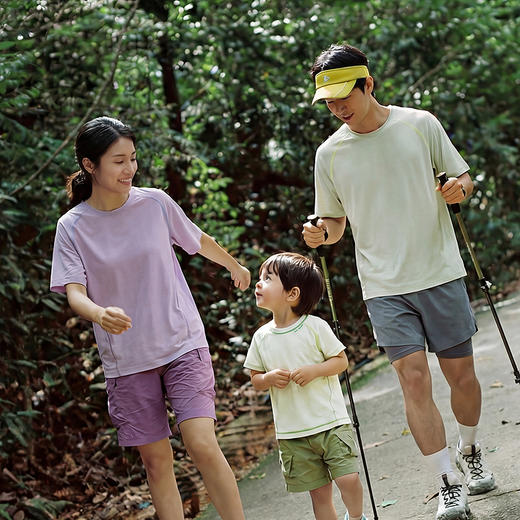 【植物肌】迷你巴拉巴拉儿童短袖T恤一家三口速干亲子装夏季新品 商品图4