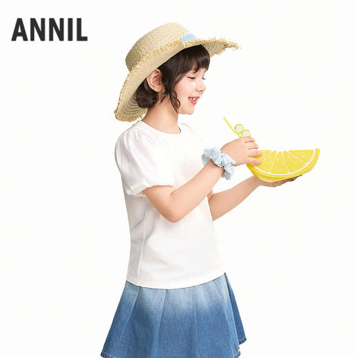 【实体店同款】女童短袖上衣夏季新款安奈儿童装AG621239 商品图2