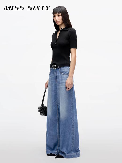 一店d  𝐦𝐢𝐬𝐬 𝐬𝐢𝐱𝐭𝐲两大爆款莱塞尔牛仔拖地裤 26春季新品 刚刚发售就卖爆了 面料舒服炸啊❗️ 商品图2