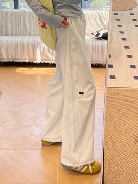 <曾小咸推荐> 4.11新品上新 刺绣爱心工装速干裤 日常价109！！ 活动价79！【预售款，预计7-15天发货】