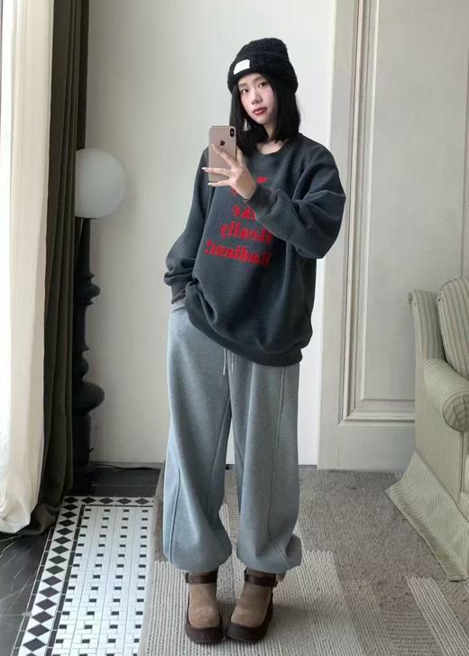 【门店同款】ENJOY冬季爱心字母加绒卫衣 168244172 商品图4