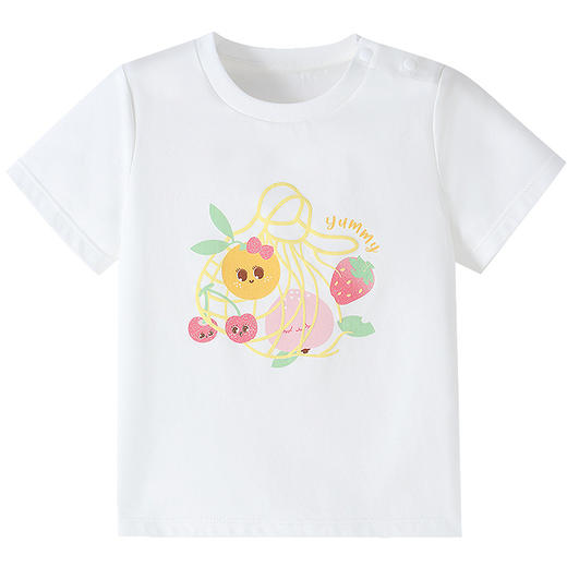 【实体店同款】女童圆领短袖上衣夏季新款安奈儿童装XG621203 商品图7