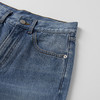 新款复古水洗休闲百搭修身做旧直筒牛仔裤女431NS161 商品缩略图2