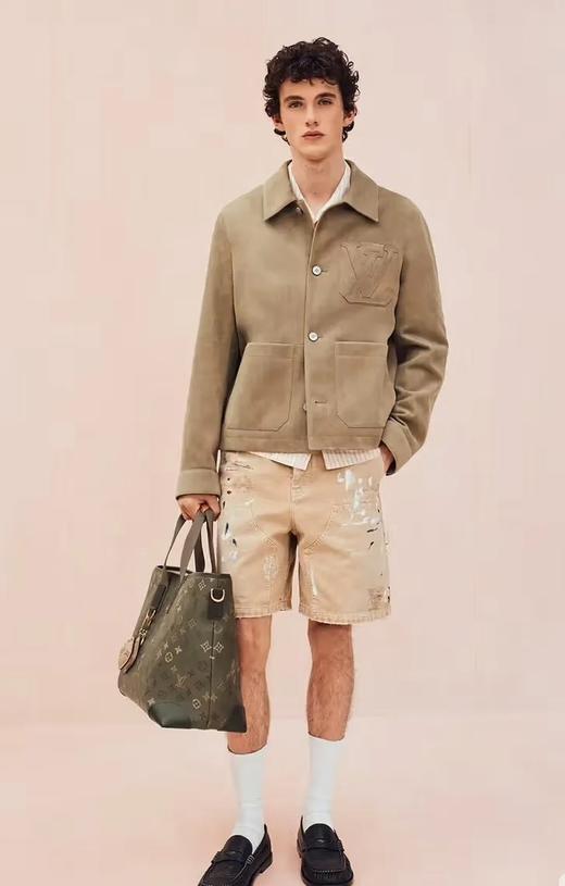 男款手工泼墨刺绣短裤zh 商品图3