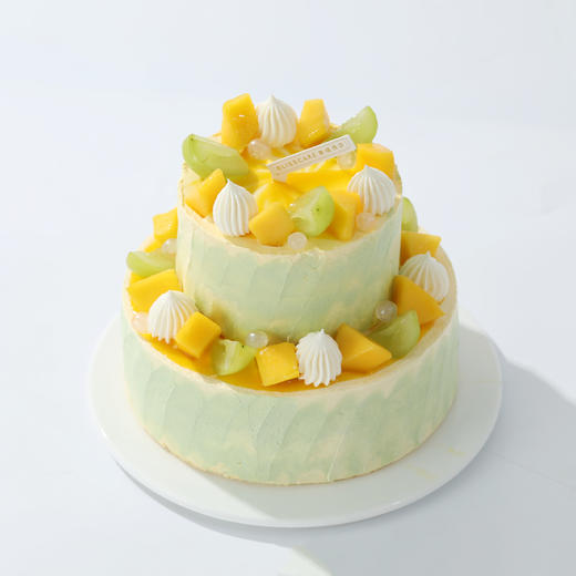 【芒果鲜果乐园】夏日清新芒果蛋糕，把芒果的香甜、椰肉爆珠的Q弹、奶油的绵密，融入松软的蛋糕胚中，口感层层递进，让人吃一口还想吃 商品图3