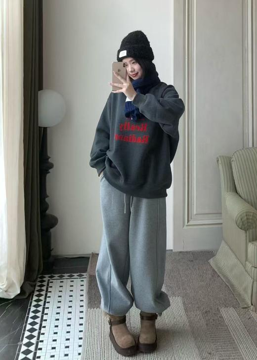 【门店同款】ENJOY冬季爱心字母加绒卫衣 168244172 商品图3