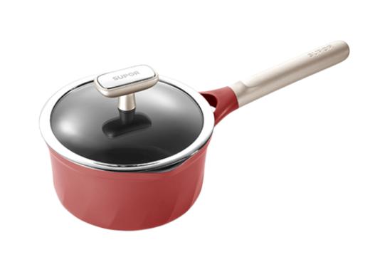 SUPOR苏泊尔陶晶健康奶锅火红点系列18NC01     18CM 商品图0
