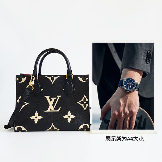 【99新】LV路易威登Onthego系列M45659小号黑白全皮onthego手提单肩包女士040426AK12 商品图9