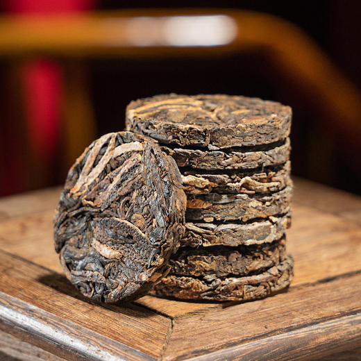 【春季茶礼】茶叶 六堡 陈皮六堡茶  黑茶 茶叶礼盒  典藏版 茶饮 五虎 520g 商品图2