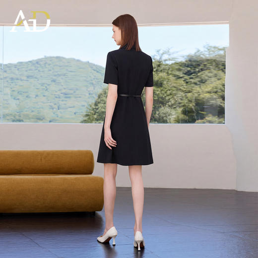 AD正式场合西装连衣裙女夏2026新款高级感大方得体穿搭主持人裙子 商品图4