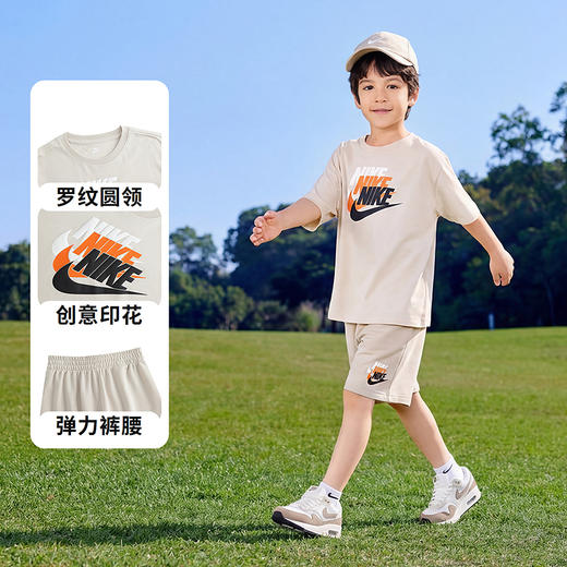 NIKE YA  夏 小童 短袖T/短裤 NKB-KS-P039 商品图4