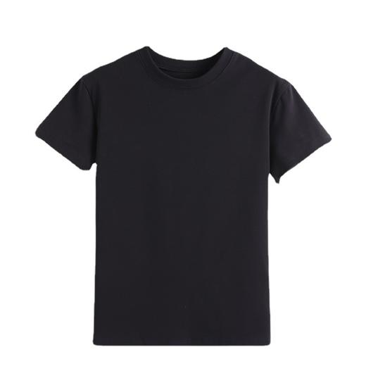 【双色系！新款潮流】232 短袖t恤女打底衫夏白色修身小圆领上衣内搭抹茶绿新款潮。xb 商品图4