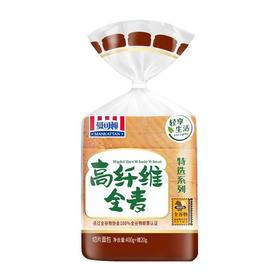 曼可顿400g特选系列高纤维全麦面包