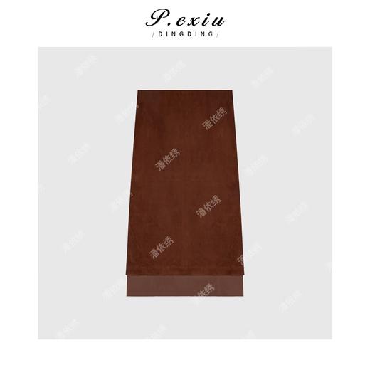 04-3潘依绣丁丁宠粉柔雾感时髦复合麂皮绒拼接网纱半身裙 7016T 商品图1