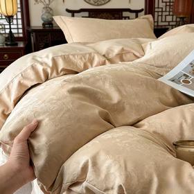 丝韵轩 全棉水洗立体浮雕提花四件套