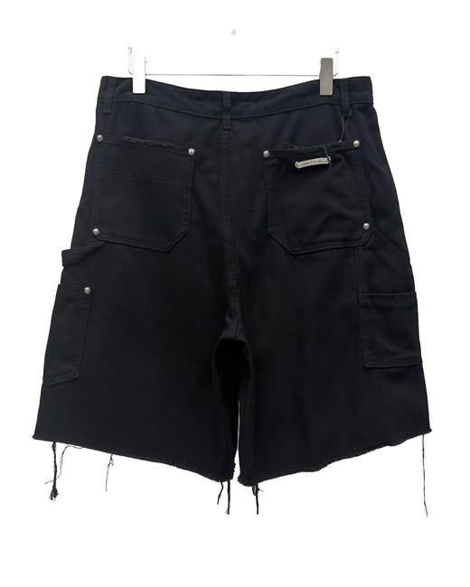 男款破损刺绣短裤he009 商品图1