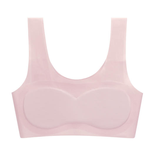 【乳胶舒适内垫！透气抑菌】女童无尺码成长型少女无钢圈内衣乳胶舒适透气无痕发育运动背心女。xb 商品图4