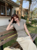 <曾小咸推荐> 4.11新品上新 辣妹半开领修身针织短袖 日常109！ 活动价79！！【预售款，预计3-15天发货】 商品缩略图4