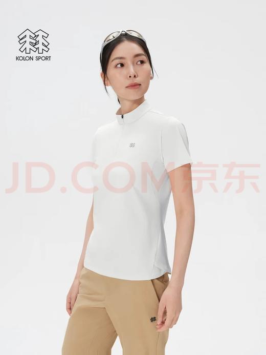 可隆女士户外半拉链休闲短袖 商品图1