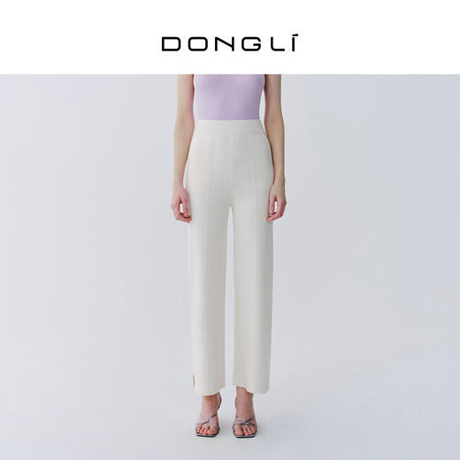 东黎 • 岛屿假日-线影裤 女士精纺阔腿裤 2152 商品图1