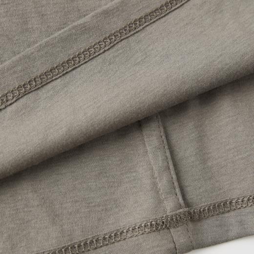 ROMISTUDIO“松弛随性”纯棉顺滑肤感落肩圆领长袖上衣RWCSSG1882 商品图2