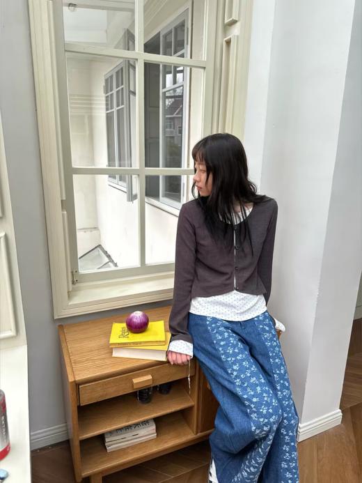 nothe Case布然/NC261825/「自由书信」蕾丝假两件显瘦春夏打底衫长袖复古上衣 商品图2