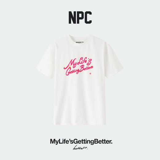NPC潮牌美式街潮刺绣字母短袖T恤100%棉舒适夏季上新NP62TE13 商品图1