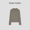 ROMISTUDIO“松弛随性”纯棉顺滑肤感落肩圆领长袖上衣RWCSSG1882 商品缩略图0
