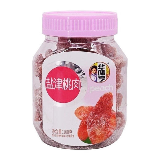 华味亨盐津桃肉160g 商品图0