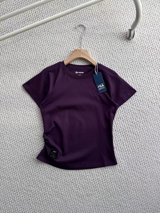 F041060春季休闲日常百搭透气圆领T恤女子针织短袖衫 商品图11