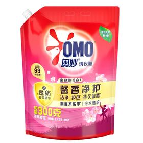 奥妙 馨香柔护樱花洗衣粉壶嘴装 3.5kg+300g/袋