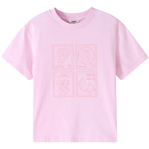 【实体店同款】女童短袖针织衫夏季新款安奈儿童装AG621237 商品图5