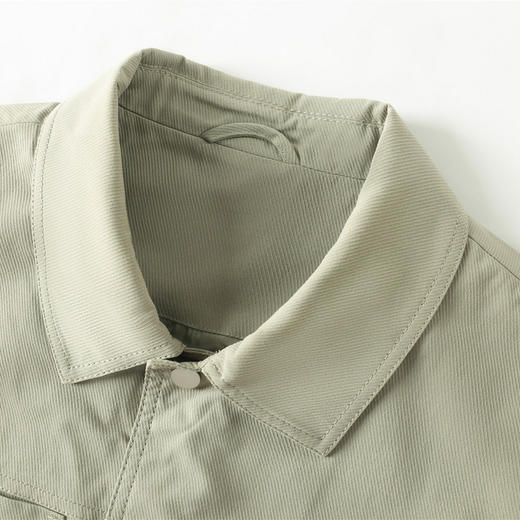 GXG男装【切割双线】秋季简约纯色翻领百搭男式休闲夹克外套K&C 商品图13