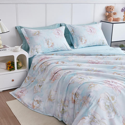 梦洁 纯棉印花四件套花香醉梦 商品图1