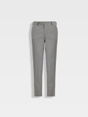 callisto灰色羊毛混纺西裤