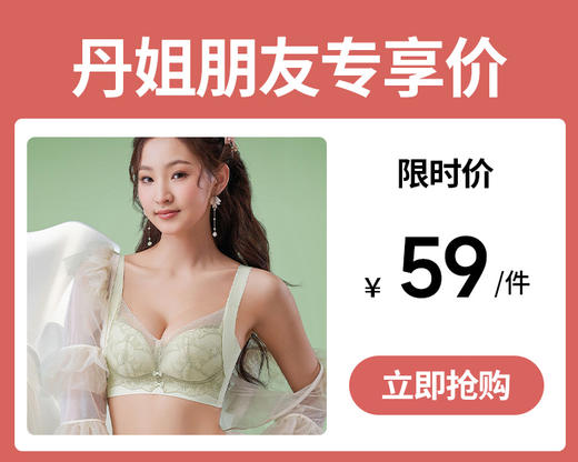 【59元1件】轻奢简约精简蕾丝零感调整型文胸-8831 商品图0