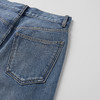 新款复古水洗休闲百搭修身做旧直筒牛仔裤女431NS161 商品缩略图3