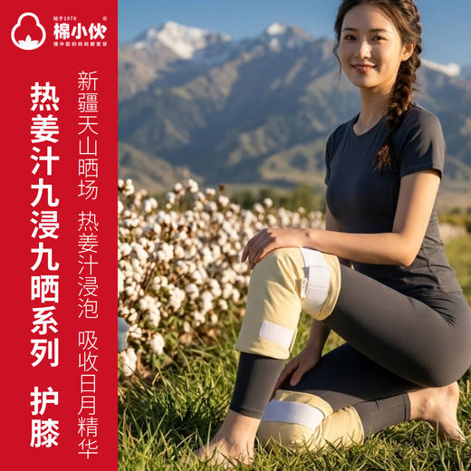 【九浸九晒养生服饰  护腰·护膝】 弹力款  无弹力款 九九姜芯 古法炮制新疆天山晒场 热姜汁浸泡  至日用功拔陈Han 男女同款 重庆仓 商品图0