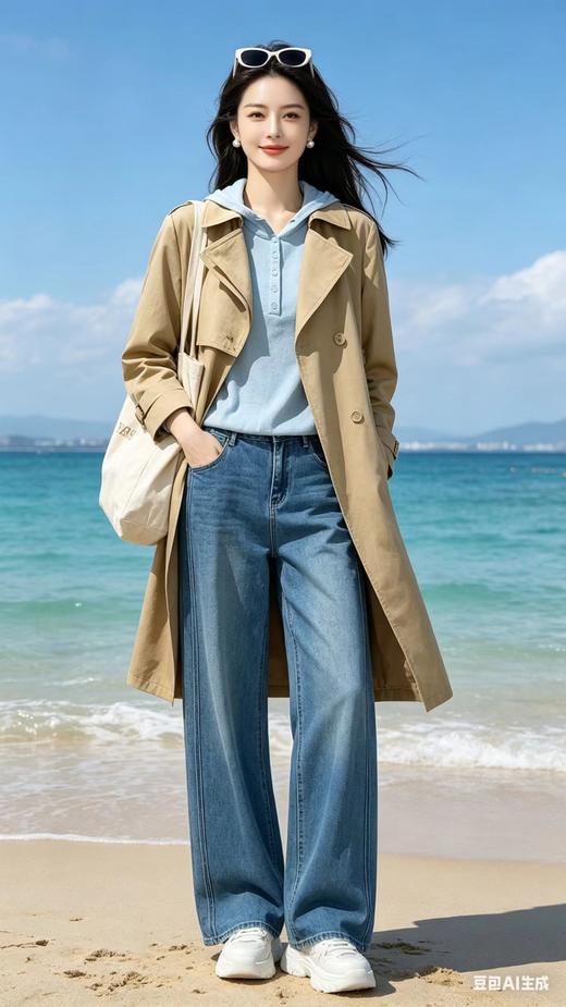 581002秋款一手长经典风衣 商品图1