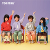 TOPSTAR儿童帆布鞋赤足宽楦女童幼儿园室内鞋抗菌防水男童小白鞋聚 商品缩略图8