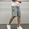 男款毛边破损休闲短裤la009 商品缩略图3