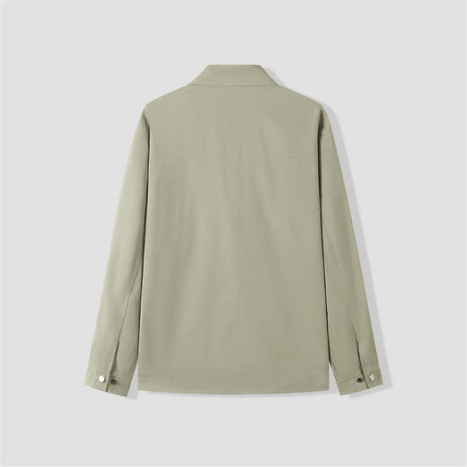 GXG男装【切割双线】秋季简约纯色翻领百搭男式休闲夹克外套K&C 商品图12