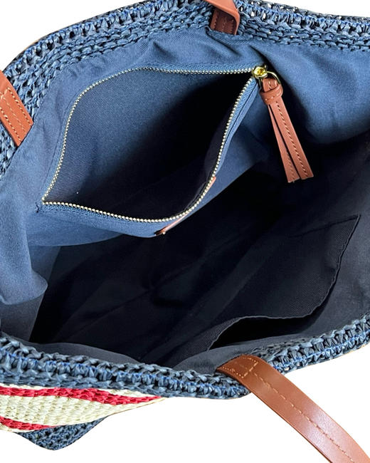 logo刺绣草编包zh017 商品图3