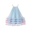 【清凉透气！甜美亮眼】女童蓝色连衣裙2026夏季宝宝甜美沙滩公主裙儿童吊带蓬蓬礼服纱裙。xb 商品缩略图4
