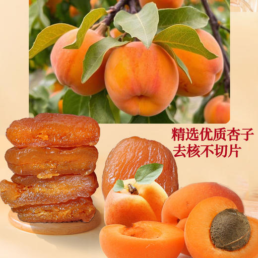 【酸甜软糯！去核放心吃】红杏干无核独立包装果干零食无核杏脯酸甜软糯金黄杏干。xb 商品图2