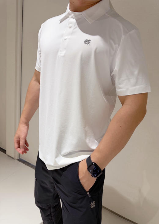 410-1 两棵树 压胶工艺 速干排湿抗菌 男士翻领短袖 跑量特价 商品图9