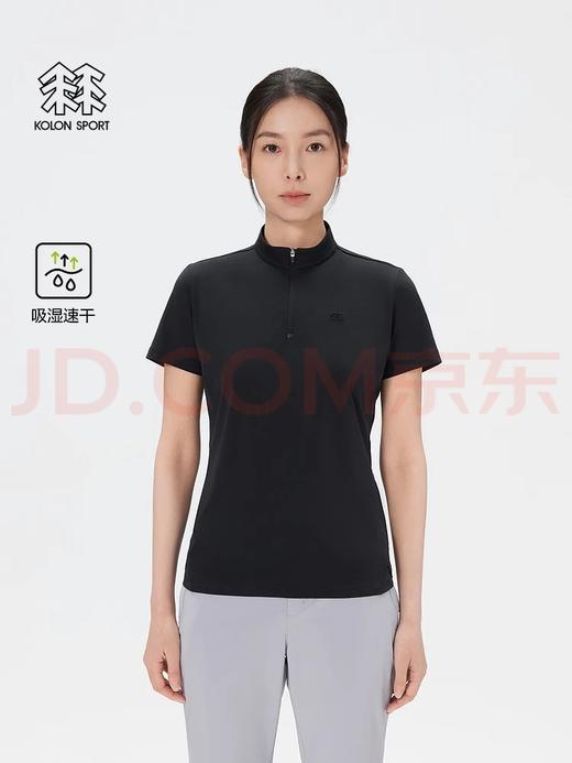 可隆女士户外半拉链休闲短袖 商品图0