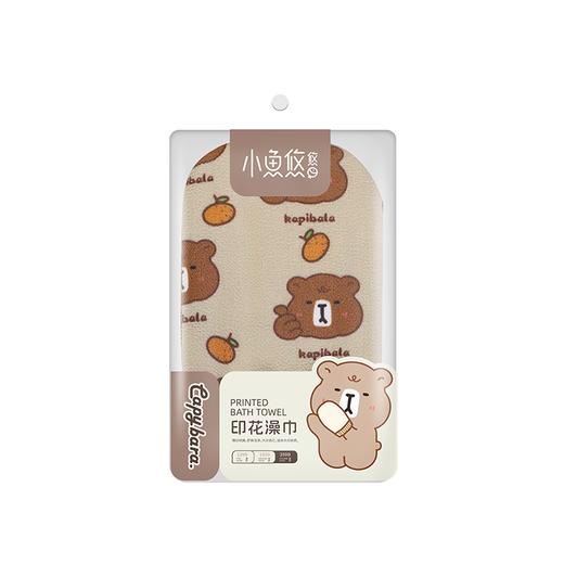 小鱼悠悠卡皮印花搓澡巾UU-392 商品图0