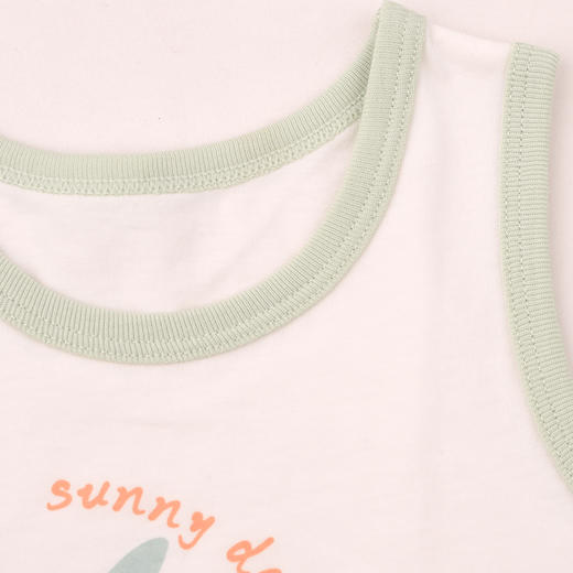 棉果果夏季新品男童卡通纯棉凉感防蚊5A抗菌背心M201170226214 商品图1