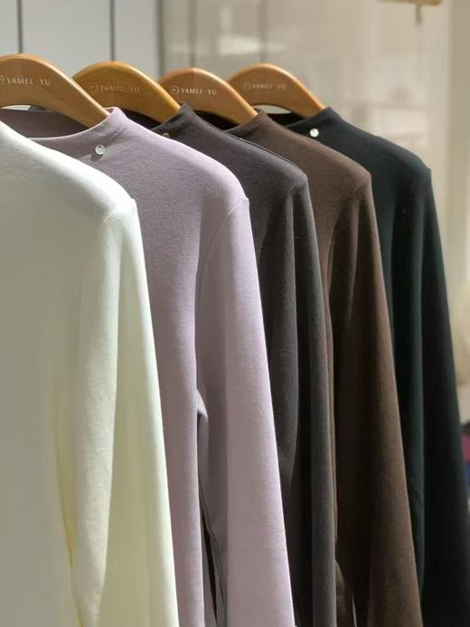 【门店同款】ENJOY冬季简约修身半高领打底 168248229 商品图0